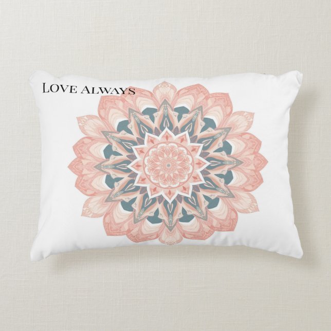 Arabesque Mandala Art Decorative Cushion (Front)