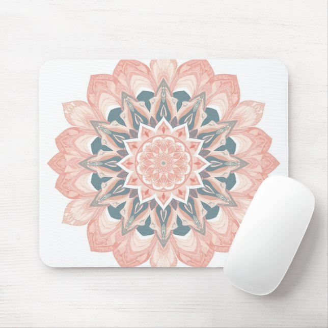 Arabesque Mandala Art Mouse Mat (With Mouse)