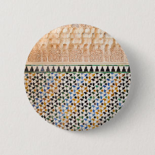 Arabesque Moroccan Mosaic Button