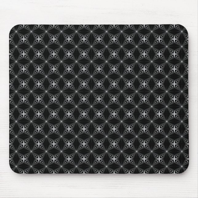 Arabesque on grey mouse mat (Front)
