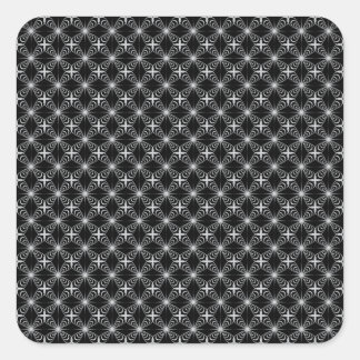 Arabesque on grey square sticker