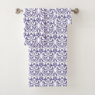 Arabesque Pattern  Bath Towel Set