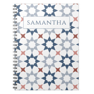 Arabesque pattern notebook