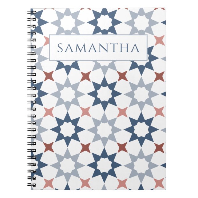 Arabesque pattern notebook (Front)