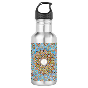 Arabesque Persian Oriental Arabic Turkish Decor 532 Ml Water Bottle