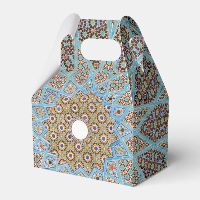 Arabesque Persian Oriental Arabic Turkish Decor Favour Box (Front Side)