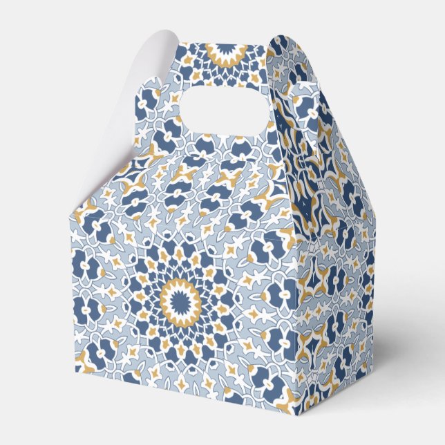 Arabesque Persian Oriental Arabic Turkish Decor Favour Box (Front Side)
