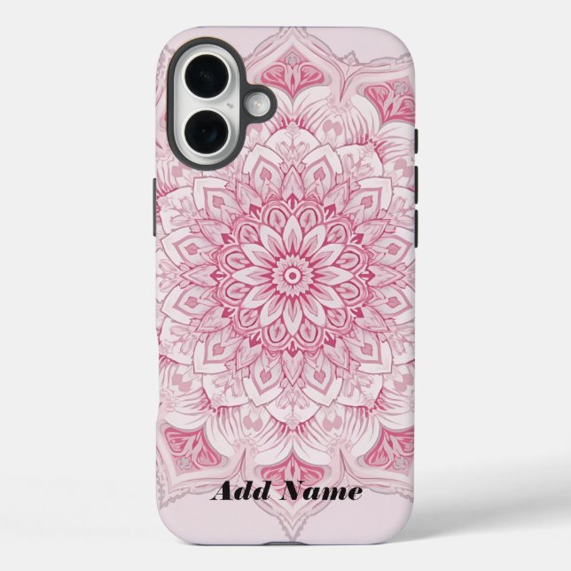 Arabesque Pink Mandala Case (Back)