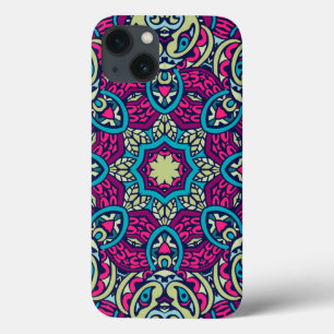 Arabesque Scrapbook Pattern iPhone Case 