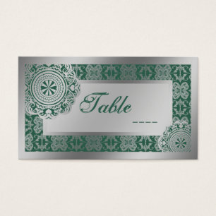 Arabesque Silver Lace, mini table setting pack