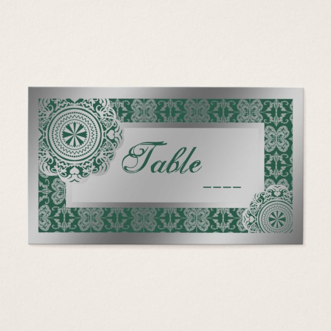 Arabesque Silver Lace, mini table setting pack (Front)