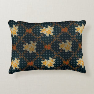 Arabesque. Vintage abstract raster floral seamless Decorative Cushion