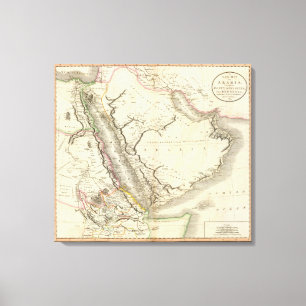 Arabia, Egypt, Abyssinia, Red Sea Canvas Print
