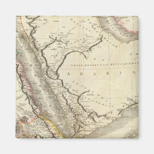 Arabia, Egypt, Abyssinia, Red Sea Magnet