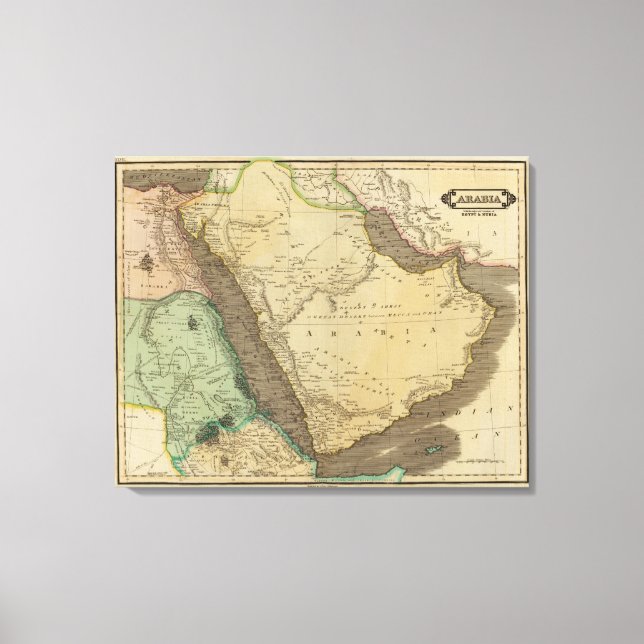 Arabia, Egypt, Nubia Canvas Print (Front)