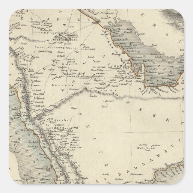 Arabia Square Sticker (Front)