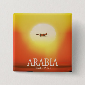 Arabia "Travel By Air" 15 Cm Square Badge