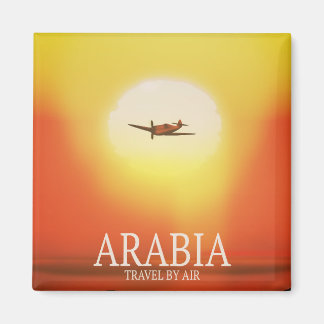 Arabia "Travel By Air" Magnet