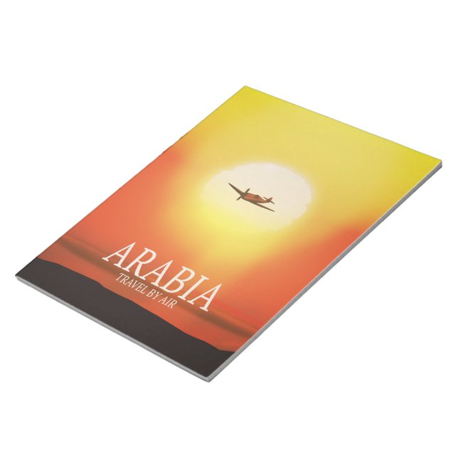 Arabia "Travel By Air" Notepad (Angled)
