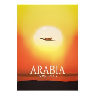 Arabia "Travel By Air" Photo Print