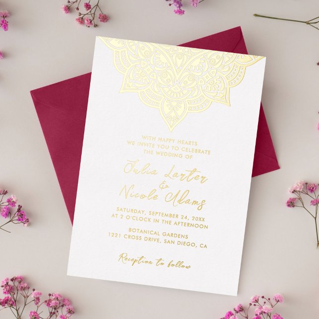 Arabian Art Nouveau Floral Arc Mandala Wedding (Creator Uploaded)