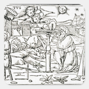 Arabian Astrologers, copy of an illustration from Square Sticker