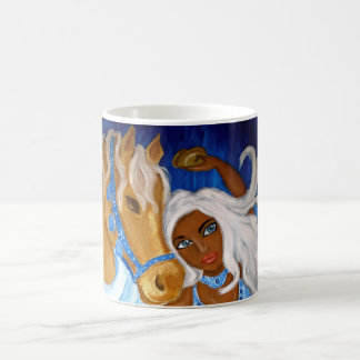 Arabian Blues Belly dance Mug Half Wrap