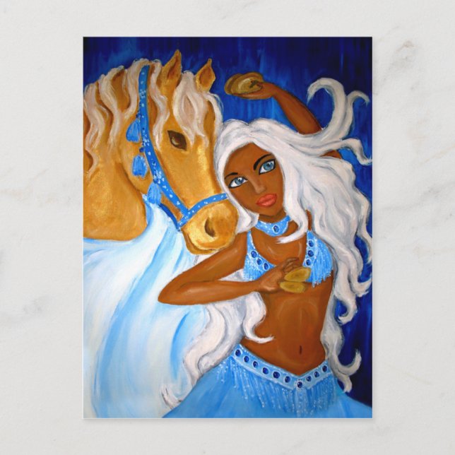 Arabian blues Postcard (Front)