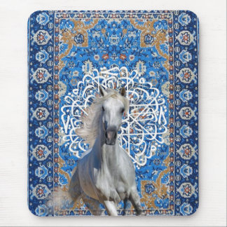 Arabian calligraphy horse mouse mat