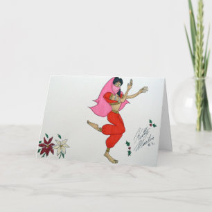 Arabian Dance Holiday Card