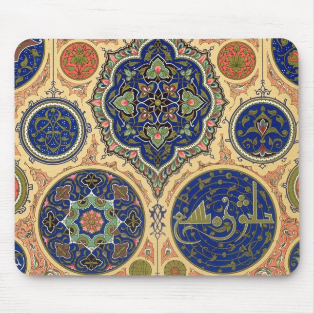 Arabian Decoration, plate XXVII from 'Polychrome O Mouse Mat (Front)