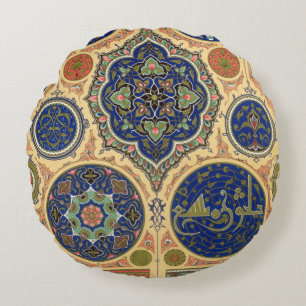 Arabian Decoration, plate XXVII from 'Polychrome O Round Cushion