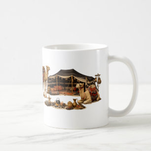 Arabian Desert، Bedouin Tent، Desert Camping، Came Coffee Mug