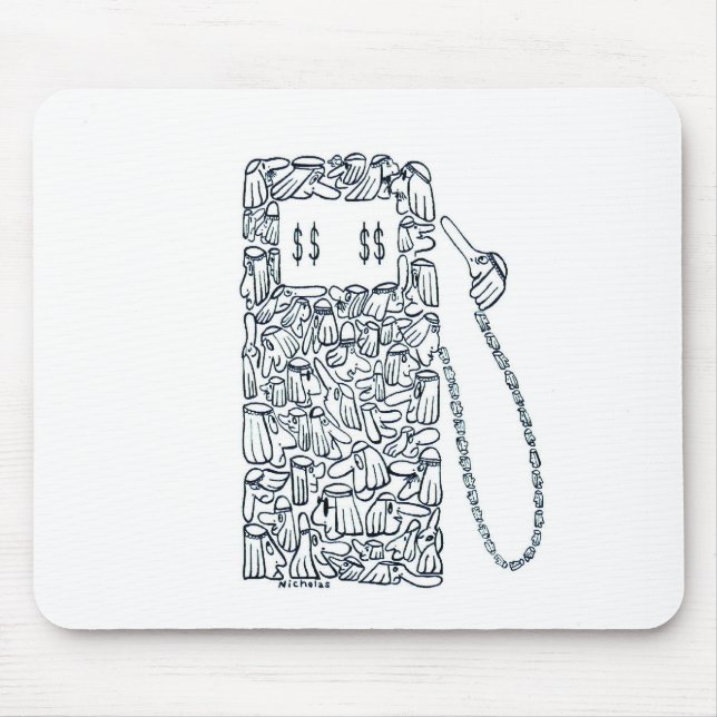 Arabian Gas Pump Mouse Mat (Front)