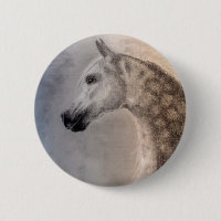 Arabian Horse Button