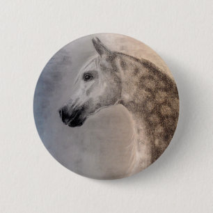 Arabian Horse Button