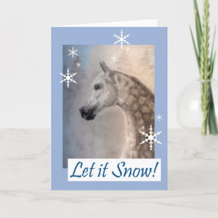 Arabian Horse Christmas or Holiday Card
