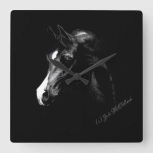 Arabian horse clock