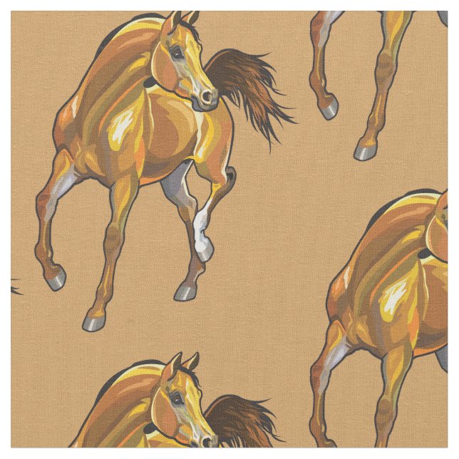 Arabian horse fabric (Close Up)