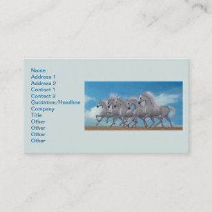 Arabian Horse Herd Business Card