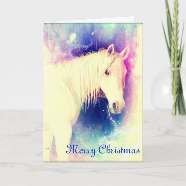 Arabian Horse Magic Christmas Card (Front)