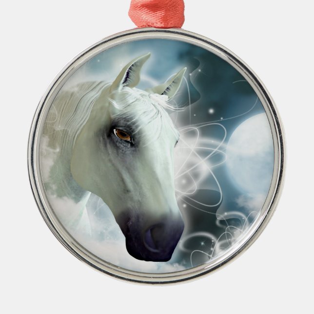 Arabian Horse Metal Tree Decoration (Front)