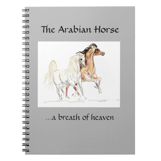 Arabian Horse Notebook (Front)