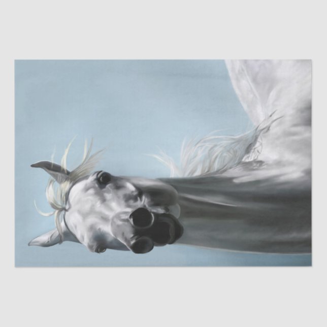 Arabian Horse Painting Tissue Paper (Front)