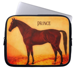 Arabian horse - personalized laptop sleeve
