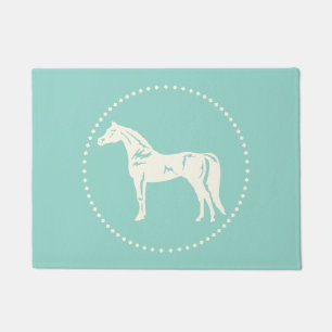 Arabian Horse Silhouette Doormat