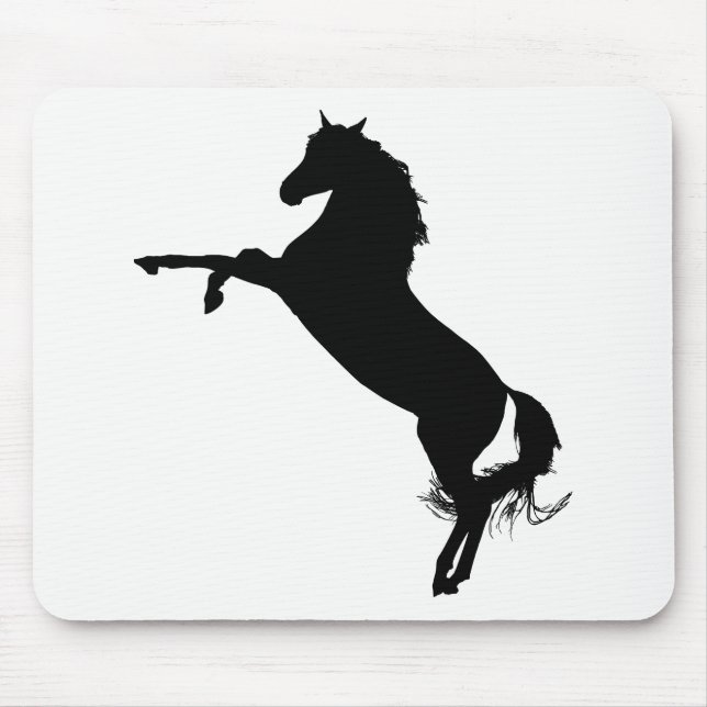 Arabian Horse Silhouette Mouse Mat (Front)
