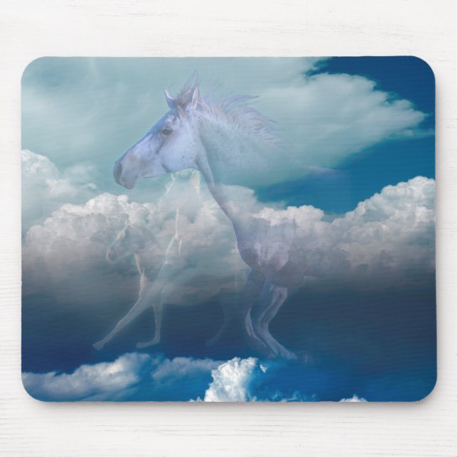 Arabian Horse Spirits SKY RIDERS Mouse Mat (Front)
