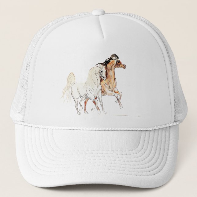 Arabian Horse TR Trucker Hat (Front)