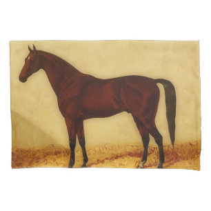 Arabian horse with chestnut coat pillowcase